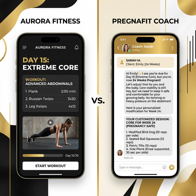 Online trener ili fitness aplikacija: Što je bolje za trudnice?